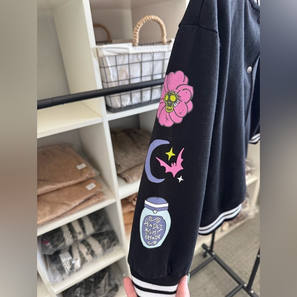 Girls Nightmare Before Christmas Disney Sally bomber jacket - Picture 6 of 6